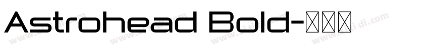 Astrohead Bold字体转换